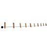 LeTOMA - High-quality steel photo rope with rustic wooden clips