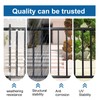 Metal Guard Railing Kit with Balusters 9 Railings，Black Decking Railings