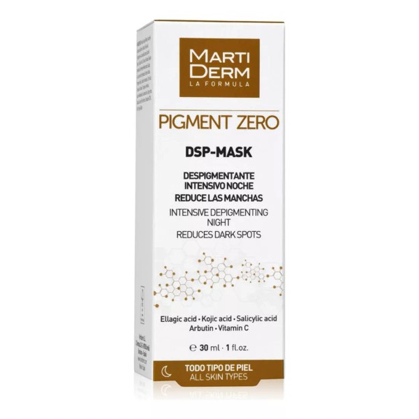 Marti Derm Mascarilla facial para piel todo tipo de piel Marti Derm Pigment Zero DSP-Mask y 30mL