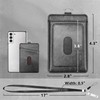 PU Leather ID Badge Holder, Life-Mate ID Badge Holder with