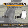 RI UTV Rear View Side Mirrors Door Mounted for Polaris