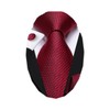 Dubulle Mens Paisley Floral Silk Tie for Men Black Red