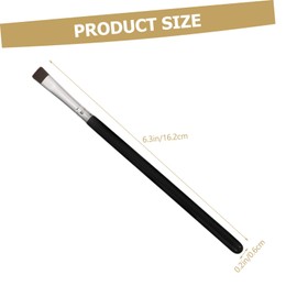 Vaguelly 6pcs Flat Eyeliner Makeup Brush Set Fine Eyeliner and Eyebrow Brushes for Eye Makeup Professional Travel Cosmetic Tools