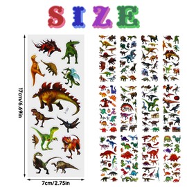 HJZHII 12 Sheets of 3D Puffy Stickers Animals, Animal Stickers, 3D Stickers, Children's Stickers, Reward Stickers, Vinyl Stickers, Foam Stickers, Learning Stickers, Creative Gift Stickers