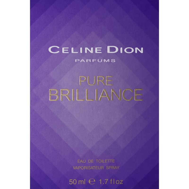 Pure Brilliance Eau-De-Toilette Spray by Celine Dion, 1.7 Fluid Ounce