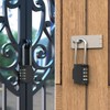 AIHYTU 3.2 Inch Ultra Long Shackle Resettable Combination Padlock, 4