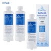 (3 Pack) DA97-17376B Water Filter for Sam&sung RF23R6201SR(/AA), RF27T5241SR(/AA), RF27T5501SR(/AA),