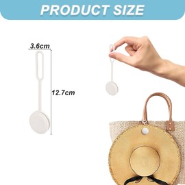 AABDTYYD Magnetic Hat Clip for Travel, Durable Hat Clips for Bags, Backpacks, Luggage & Purses, Hands-Free Sunhat Holder for Beach, Hiking, Golf, Camping & Everyday Use