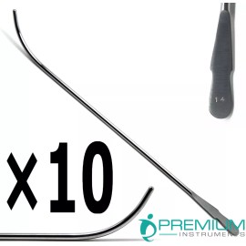 PREMIUM INSTRUMENTS 10× Van Buren Sounds Urethral No. 14FR OB/GYN Curved Surgical Instruments