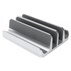 Laptop Organizer Aluminum Alloy Vertical Stand Adjustable Dual Slot for
