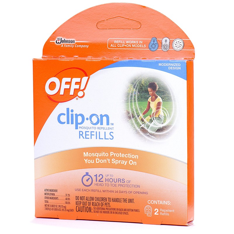 OFF! Clip-On Mosquito Repellent Refill, Provides 12 Hours of Protection,