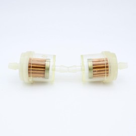 49019-0027 Fuel Filter 49019-7001 845125 Fuel Filter replaced Kawasaki 49019-7005 49019-0014 and B-&-S 691035 493629 John Deere AM108356 (size:40 Micron 1/4"" Inline) (8pcs), 794683 697113