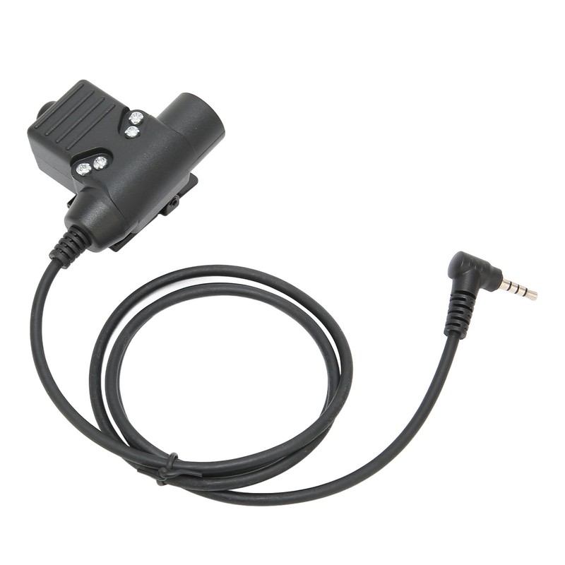 7.1mm Telescopic Throat Microphone Earpiece U94 PTT Suitable for Yaese