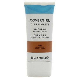 COVERGIRL Clean Matte BB Cream Medium/Deep 550 For Oily Skin, 1 oz (packaging may vary)