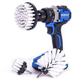 Diamond Shine 3-Pack Soft Drill Brush Attachment - Turns Drill Into Electric Scrubber - Car Detailing, Carpet Cleaning, Upholstery, Glass
