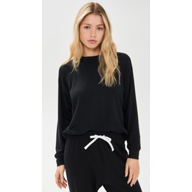 Splits59 Women's Andie Fleece Sweatshirt, Black