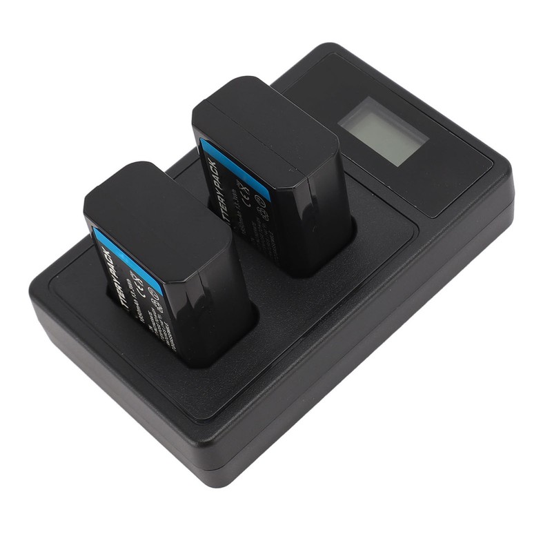 NP FW50 Camera Battery 7.2V 1850mAh with Dual USB LED