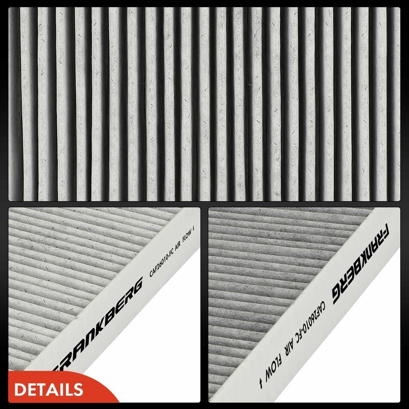 Frankberg 2x Cabin Air Filter Pollen Filter with Activated Carbon