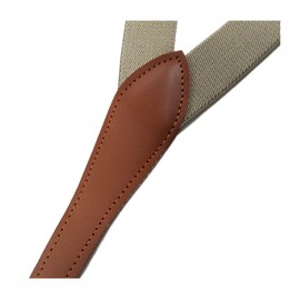 BaronHong Suspenders Bow Tie Set for Women Men 1" Wide Y Shape with 4 Clips Adjustable Suspenders for Formal Weddings, Light Purple