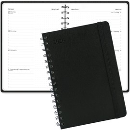 Calendar 2026, Moseem A5 Diary 2026, Calendar 2026 Book Calendar, Planner 2026, Appointment Calendar 2026, Weekly Planner from Jan.2026-Dec.2026, 1 Week 2 Pages - Black