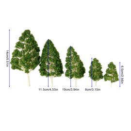 樹木 モデルツリー 樹木模型 木 鉢植え用 鉄道模型 風景 モデル トレス 情景コレクション ジオラマ 建築模型 電車模型 5個入り HO N Z