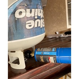 Syncoost 2-Pack Propane Refill Adapter with Bottle Caps – for 1 lb Cylinders & 20 lb Tanks, Solid Brass LP Gas Tank Coupler, Corrosion Resistant & Money-Saving Design