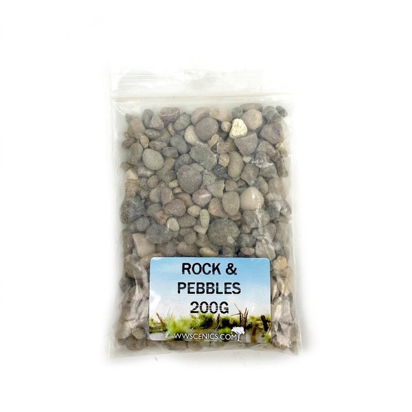 WWScenics Rocks & Pebbles | 200 g Bag | Basing