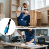 3pcs Adjustable Screw Depth Magnetic Screwdriver Bit Holder 1/4" Hex