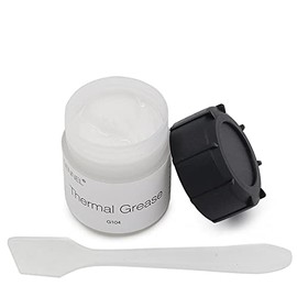 GENNEL 20Grams White Thermal Conductive Compound Grease, Heatsink Paste, Thermal Paste for CPU GPU Cooler IC LED Chipset Cooling