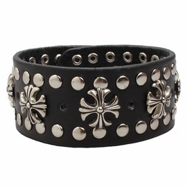 Ultra Celtic Gothic Leather Goth Steampunk Bracelet Emo Punk Cyber Wrist Cuff Mens Womens Wristbands Biker Rock Vintage Gothic Style Adult Mens Bracelets Womens Bracelet Wrist Band Cyber Goth