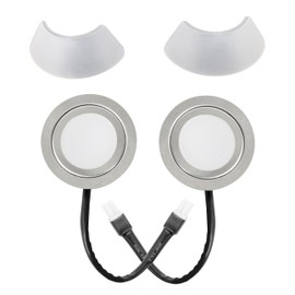 Awoco LED Light Bulbs Replacement for Range Hoods - 12V DC, 2W, Cooker Hood led Light Bulbs with 6000K Cold White and Lamp Cover (Pack of 2)