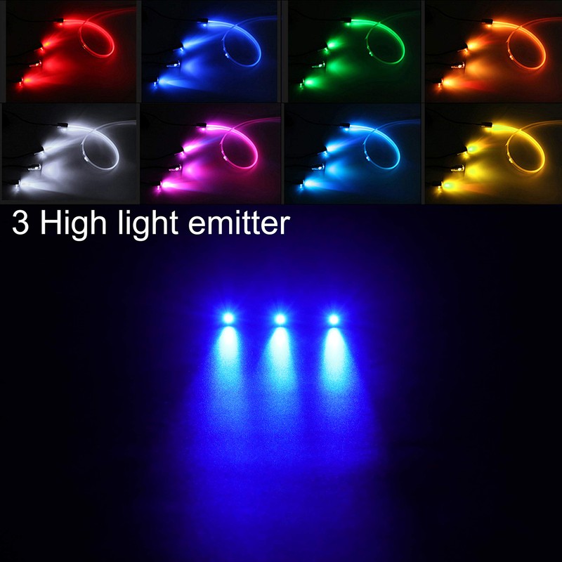TABEN Car Ambient Light Kit, 4 Metres Integrated Fibre Optic