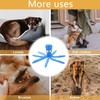 RAYITO Octopus Dog Toys, No Stuffing Squeaky Dog Toys Interactive