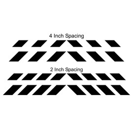 Reflective Shadow Decal Black/White Ghost Graphic Oralite RA Engineer Grade Tape Car Graphics Muscle Police Truck Car Bumper Decal Bright