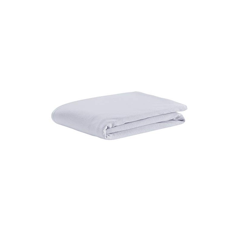 Odenwälder Jersey Fitted Sheet for Cot Bed Light Silver, Size: