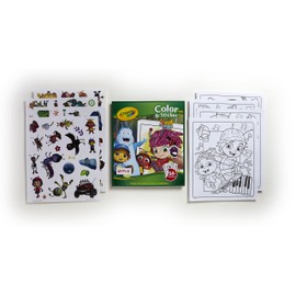 Crayola Beat Bugs Color & Sticker Book, Gift for Kids, Age 3, 4, 5, 6