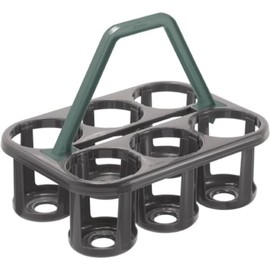 Rotho Plastic Carrier for 6 Bottles