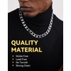 Stainless Steel Men Cuban Chain, Cuban Link Chain Necklace for