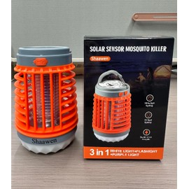 Shaawen Solar Bug Zappers Outdoor Waterproof Mosquito Zappers for Patio