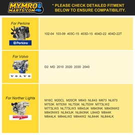 Fuel Booster Pump 130506140 For Perkins 403D-15 404D-22 404D-22T 403C-15 102-04 103-06 Engine