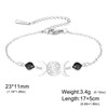EUEAVAN Hecate Bracelet Wicca Triple Moon Goddess Pentagram Anklet Magic