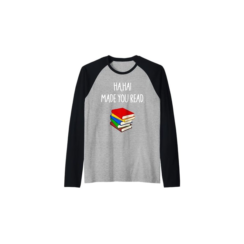 Haha Made You Read April Fools Day Teacher Raglan Baseball