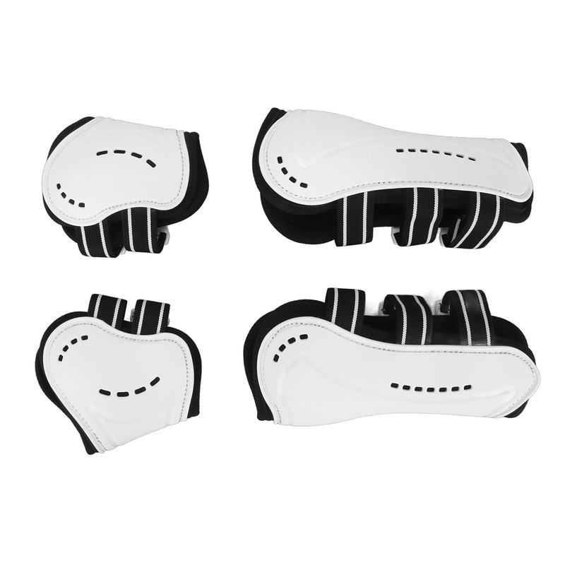 Horse Tendon Boots Shock Absorbing Adjustable Horse Front Hind Boots