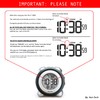 Sonnet Twin Bell Digital Alarm Clock - Very Loud Alarm