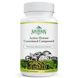 Compuesto activo de hexosa correlacionada 1500 mg suplemento, suplemento natural de extracto de 8 hongos, sistema inmunológico, función hepática, ases