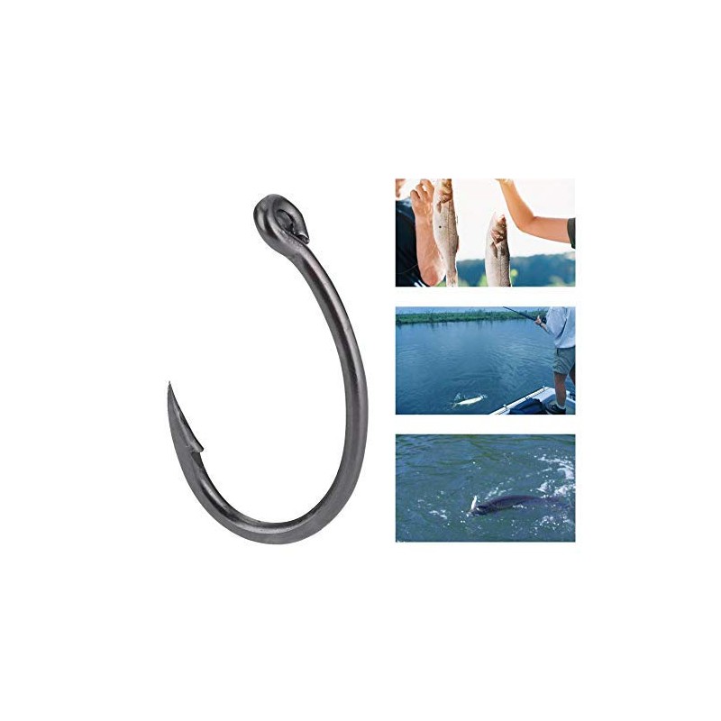 Anzuelo de Acero de Alto Carbono del Gancho de Pesca