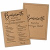 Bachelorette Party Games, Photo Scavenger Hunt Kraft Rustic Bridal Shower