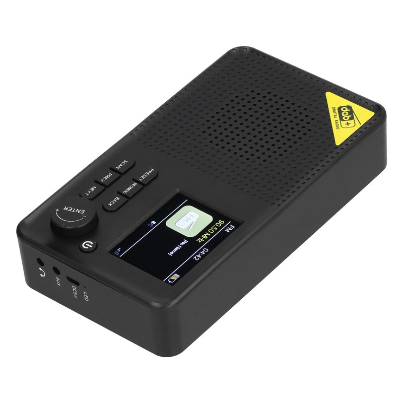 Portable Home DAB+ Digital Radio DAB Radio Lightweight Rechargeable Home