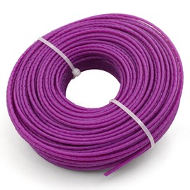 Zeqeey Nylon Grass Trimmer Line Embossed Weed Trimming String Strimmer Cord 2.4mm 0.095" x 50m 164ft with Indentation