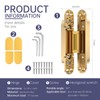 7" 2 pcs Hidden Hinges for Doors Invisible Hinges Concealed